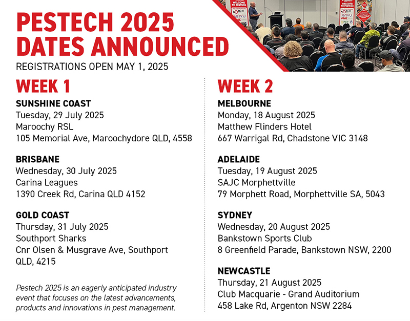 Pestech 2025 Announcement